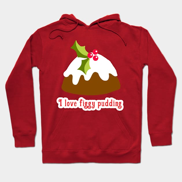 Figgy Pudding Christmas Hoodie by Scarebaby